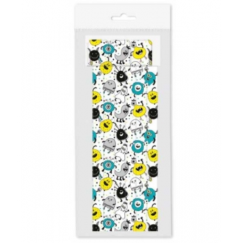 Закладки-ляссе  для книг, самоклеящиеся, ПВХ, набор 6шт 12х376 мм, Пришельцы арт.2921.Р11/6