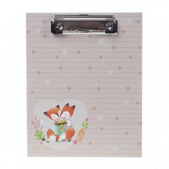 Планшет А5 Hatber Жила-была лисичка с верх.зажимом, картон арт.Пп5л_075761