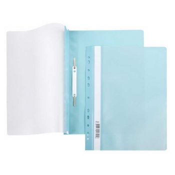 Папка-скоросшиватель A4 Hatber, 180мкм, бирюзовая, с перфорацией арт.AS4_00220