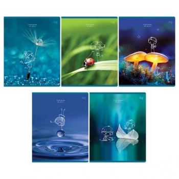 Тетрадь 48л в клетку BG Человечки, ассорти арт.Т5ск48 63535