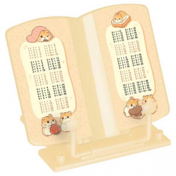 Подставка для книг пластиковая СТАММ 200*200 мм Хомяки  арт.ПК-32113