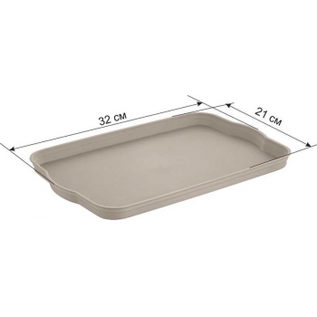 Поднос SugarSpice Honey 32x21x2 см латте арт.SE1125 10 005