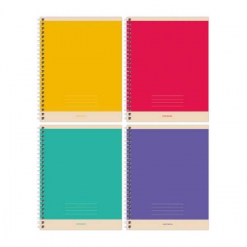 Тетрадь А5 48л в клетку на спирали BG Monocolor. Simple арт.Т5гр48 11050