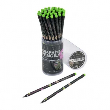 Карандаш Bruno Visconti HB ч/гр. с ластиком Black Excellence.Monsters,трехгранный,пластик. корпус арт.21-0070/06