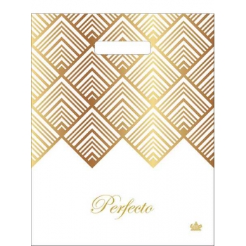 Мешок 37х30см ПВД 90мкм с вырубной ручкой, Перфекто Изящность арт.н00292236