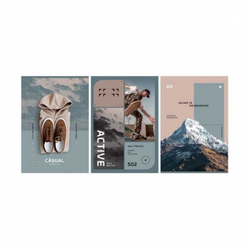 Тетрадь А4 96л в клетку BG Mens style, матовая ламинация арт.Т4ск96_лм 11210