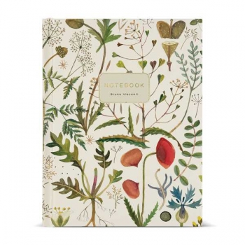 Тетрадь А5 80л на кольцах Bruno Visconti FLORA.ЛУГОВЫЕ ТРАВЫ, со сменным блоком арт.7-80-634/01