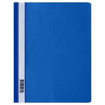 Папка-скоросшиватель A4 СТАММ, 160мкм, синяя с прозр. верхом арт.ММ-32251