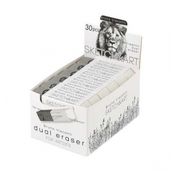 Ластик Bruno Visconti  Sketch Art художественный, двусторонний, для ручки и карандаша арт.42-0078