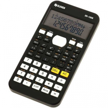 Калькулятор Eleven SR 135 N инж., 240 функций, 10+2 разр., 148х75,5х13 арт.SR-135N Калькулятор Eleven SR 135 N инж., 240 функций, 10+2 разр., 148х75,5х13 арт.SR-135N