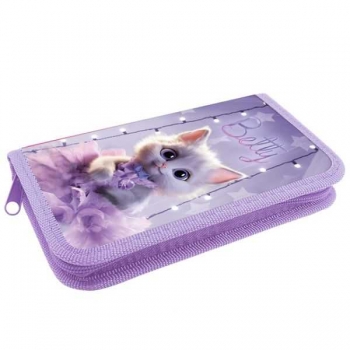 Пенал л/т 1-отдел. средний 190*110 арт.ПКК 03-5 Кошечка Бетти