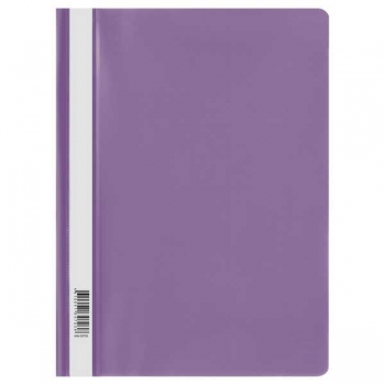 Папка-скоросшиватель A4 СТАММ, 160мкм, фиолетовая с прозр. верхом арт.ММ-30723