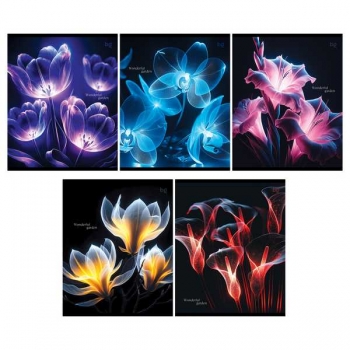 Тетрадь 48л в линейку BG ЭКОНОМ Чудесный сад арт.Т5ск48 63528