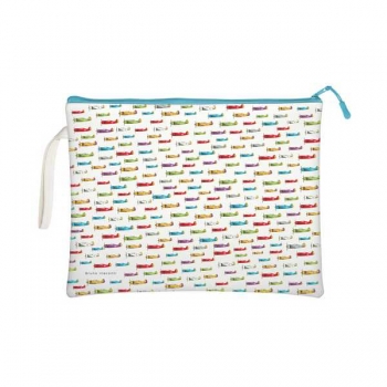 Папка на молнии А4  Bruno Visconti (340х260 мм), САМОЛЕТИКИ, экокожа, с петлей арт. арт.14-001/14