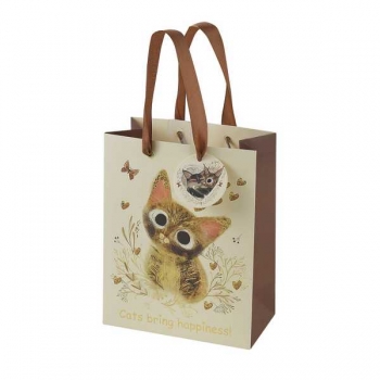 Пакет подарочный 18х23х10см бумажный Bruno Visconti LOVE ME,210 г/м2,фольгир,мат.ламин. арт.2-851/04