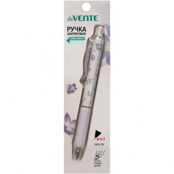 Ручка автоматическая deVENTE Aroma Flowers, 0.7мм, ароматизир. чернила (фрезия), пластик корп., синяя арт. 5070503