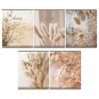 Тетрадь 48л в клетку BG Сухоцветы арт.Т5ск48 64168