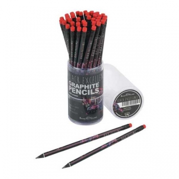 Карандаш Bruno Visconti HB ч/гр. с ластиком Black Excellence. Car,трехгранный,пластик. корпус арт.21-0070/07