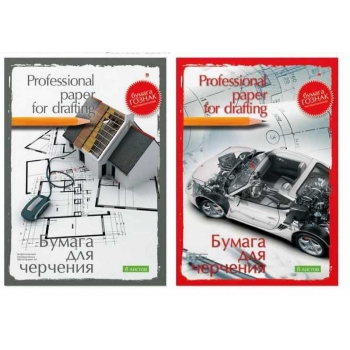 Папка для черчения А4  8л. Альт,  160г/м2, 2 вида  арт.4-8-044