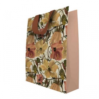 Пакет подарочный 18х23х10см бумажный Bruno Visconti FLORA.ЦВЕТОЧНАЯ СТРАСТЬ,210 г/м2,фольгир,мат.ламин. арт.2-851/07