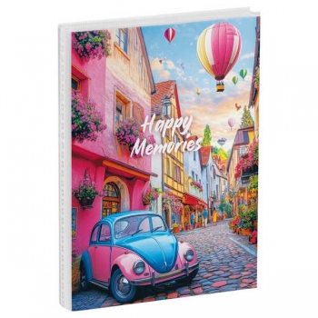 Фотоальбом 11х16см,  36 фото 10х15см, ArtSpace Summer car,ПП карман,мягкая обл.,переплет-термосварка арт.PA36_66529