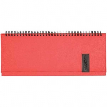 Планинг 2026 deVENTE Vertical 310*145 мм, 128 стр, бел.бум., тв.обл., евроспираль, КРАСНЫЙ арт.2239601