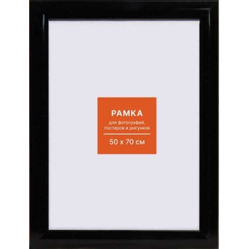 Фоторамка FC пластиковая, 50*70см, цвет черный №10 арт.RP 1089 50*70