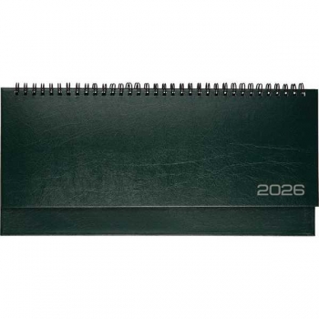 Планинг 2026 Attomex Orion 294*142 мм, 128 стр, бел.бум., тв.обл., бумвинил, евроспираль, ЗЕЛЕНЫЙ арт.2239670