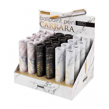 Ручка шариковая Bruno Visconti DreamWrite. CARRARA  в карт. тубе, 0.7 мм, синяя, 3 вида арт.20-0264/61