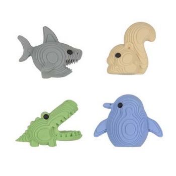 Ластик Bruno Visconti HappyGraphix. Прикольные зверушки,  4 вида арт. 42-0047