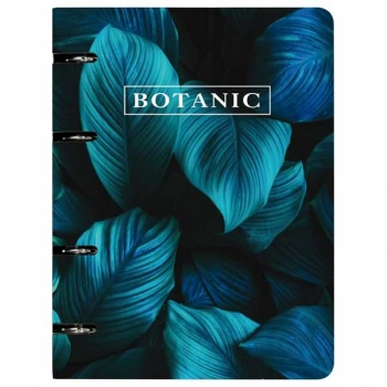 Тетрадь А5 120л на кольцах deVENTE Botanic в клетку со сменным блоком арт.2057524