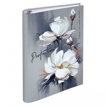 Тетрадь А5 120л на кольцах deVENTE Perfection в клетку со сменным блоком арт.2057517