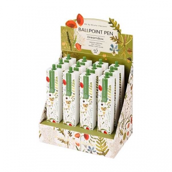 Ручка шариковая автомат. Bruno Visconti DREAMBOX.FLORA.ЛУГОВЫЕ ТРАВЫ, 0.5мм, синяя, в подарочном пенале арт.20-0445/01