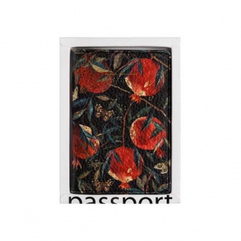 Обложка на паспорт Bruno Visconti FLORA.Гранат, экокожа арт.3-620/03