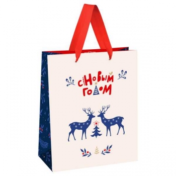 Пакет подарочный НОВОГОДНИЙ 11х14х6,5см MESHU Scandi, матовая ламинация арт.MS_66216 Пакет подарочный НОВОГОДНИЙ 11х14х6,5см MESHU Scandi, матовая ламинация арт.MS_66216