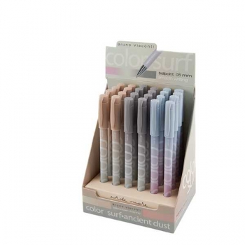 Ручка шариковая Bruno Visconti COLORSURF.MORANDI, 0.5мм, синяя, корпус ассорти арт.20-0204/52