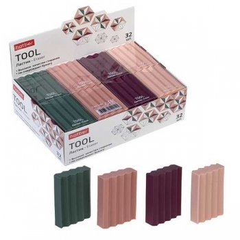 Ластик Hatber Tool, в картонной дисплей-витрине арт.ER_087000