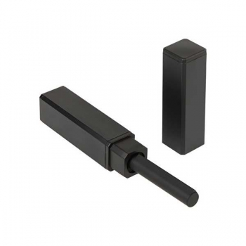 Ручка Bruno Visconti TORINO шарик.автом.в прямоуг.тубусе,1.0мм,синяя,черный мет.корпус,черный футляр арт.20-0382/093