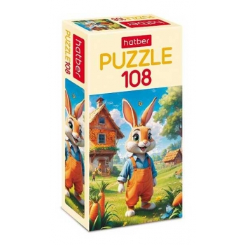 Пазл 108 эл. Hatber Братец кролик, 210х300мм арт.108ПЗ4_32822