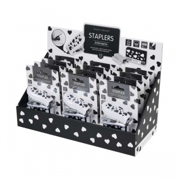 Степлер 24/6, 26/6 (20л) Bruno Visconti ArtGraphix, со скобами 26/6 (1000шт.), с антистеплером, в блистере арт.46-0005