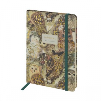 Записная книжка А5 100л на резинке Bruno Visconti MEGAPOLIS JOURNAL.FAUNA.ВОЛШЕБНЫЕ СОВЫ в линейку арт.3-479/09