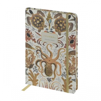 Записная книжка А5 100л на резинке Bruno Visconti MEGAPOLIS JOURNAL.FAUNA.DEEP SEA в линейку арт.3-479/10