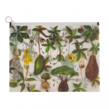 Папка на молнии А4  Bruno Visconti (330х245х30 мм),FLORA.СКАЗОЧНЫЙ ЛЕС,180мкм,полупрозр.,с рисунком арт. арт.14-037/09