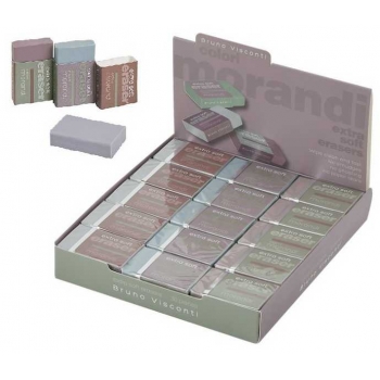 Ластик Bruno Visconti MORANDI COLORS, супермягкий, ассорти арт.42-0096