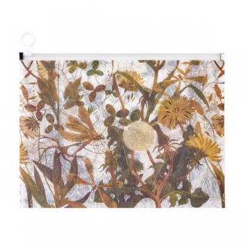 Папка на молнии А4  Bruno Visconti (330х245х30 мм),FLORA.SUMMER GREENS, 180мкм, полупрозр., с рисунком  арт.14-037/16