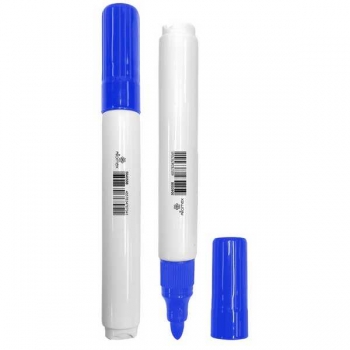 Маркер для белой доски Attomex шир.3,0 мм, круглый корпус, пулевидный наконечник, синий арт.5040508