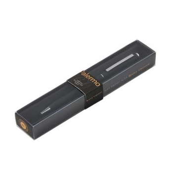 Ручка Bruno Visconti PALERMO шарик.автомат.в карт.футляре,0.7мм,синяя,черный мет.корпус,черн.футляр арт.20-0250/01-20