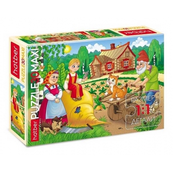 Пазл  30 эл. Hatber MAXI Репка, 290х210мм арт.30ПЗ4_19252