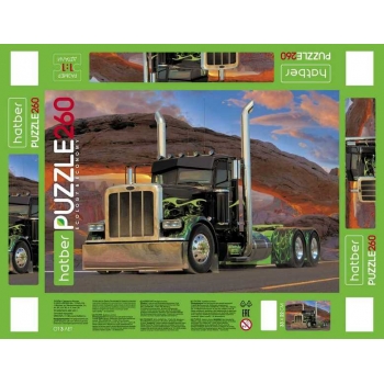 Пазл  новогодний 250 эл. Hatber Premium Сказочный паровоз, 280х400мм арт.250ПЗ3_32840