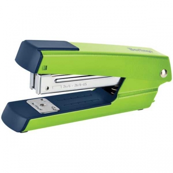 Степлер 24/6, 26/6 (30л) Berlingo Power TX, металлический корпус, зеленый арт.KSn_30024